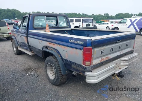 1985 Ford F150 из США, поврежденный, VIN 1FTEF14H7FNA51937